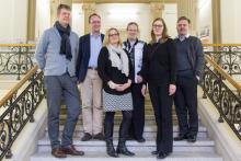  Mitglieder v.l.n.r Dr. Peter Brandt, Martin Rademacher, Dr. Steffi Widera, Astrid Schönstein, Cornelia Helmstedt in Vertretung von Dr. Barbara Getto, Oliver Janoschka