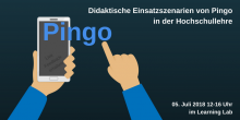 Werbegrafik für den Pingo-Workshop