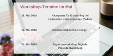 Grafik mit den Workshop-Terminen im Mai